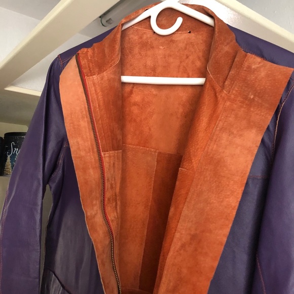 Reversible Leather and Suede Jacket - Picture 3 of 4